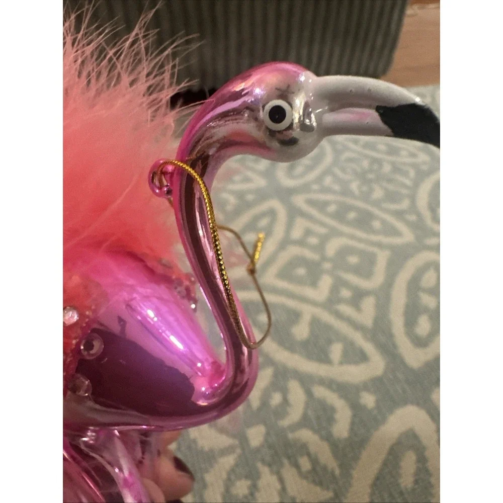 Flamingo Ornament Beach Swim Florida‎ Zoo Bird Pink Animal Island Cruise Barbie